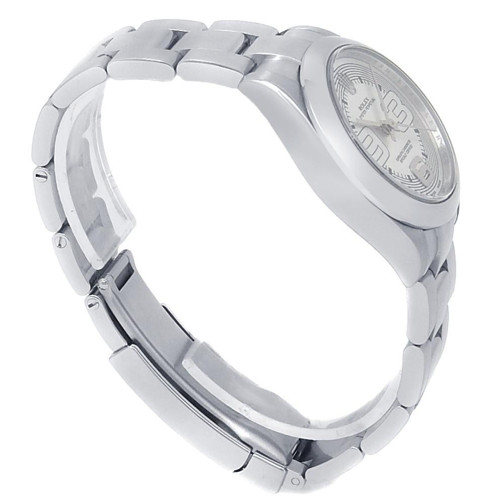 Women's Rolex Oyster Perpetual 177200, Silver Dial, Certified and Warranty