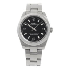 Rolex Oyster Perpetual 177200 Stainless Steel w/ Black dial 31mm Automatic watch
