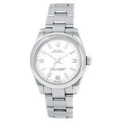 Rolex Oyster Perpetual 177200, White Dial, Certified and Warranty