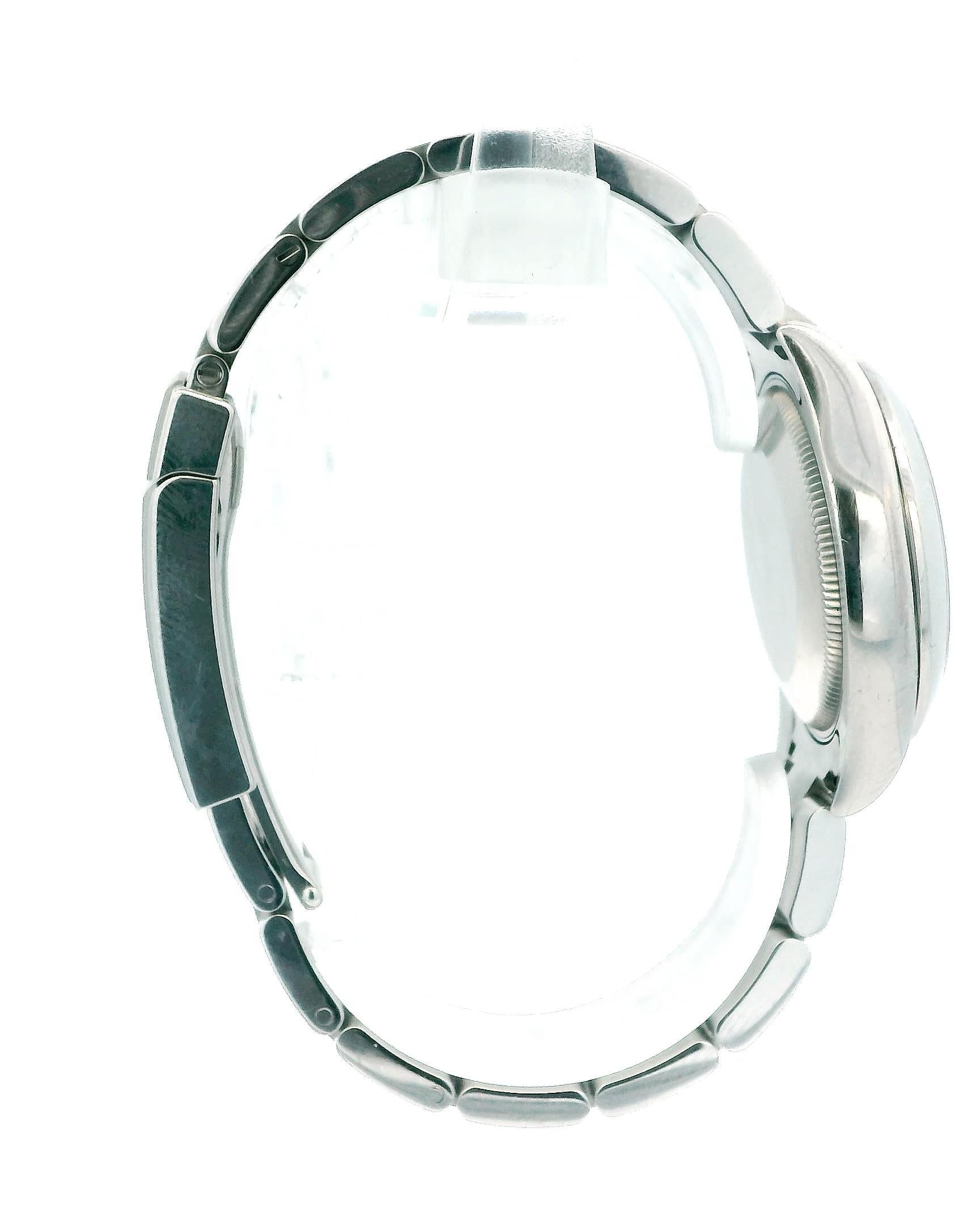 Rolex Oyster Perpetuo  177200 Orologio da donna con quadrante bianco in vendita 1