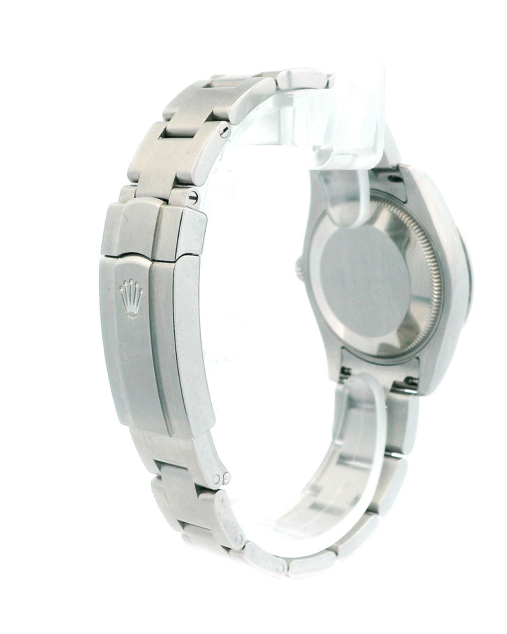 Rolex Oyster Perpetuo  177200 Orologio da donna con quadrante bianco in vendita 3