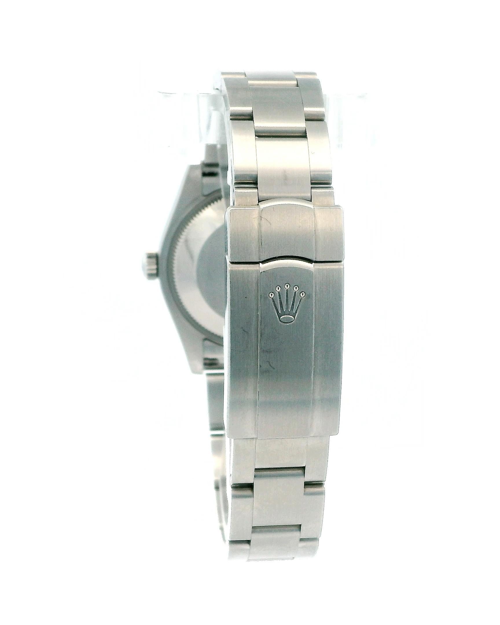 Rolex Oyster Perpetuo  177200 Orologio da donna con quadrante bianco in vendita 4