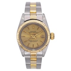 Rolex Oyster Perpetual 18k Gold/Steel Automatic Women
s Watch Ref 67193