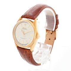 Rolex Oyster Perpetual 18k Yellow Gold Unisex Vintage Watch 6567