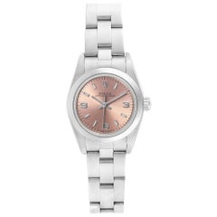 Rolex Oyster Perpetual 24 Nondate Salmon Dial Ladies Watch 76080