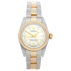 Rolex Oyster Perpetual 26 67193 Ladies Stainless Steel and Yellow Gold Watch