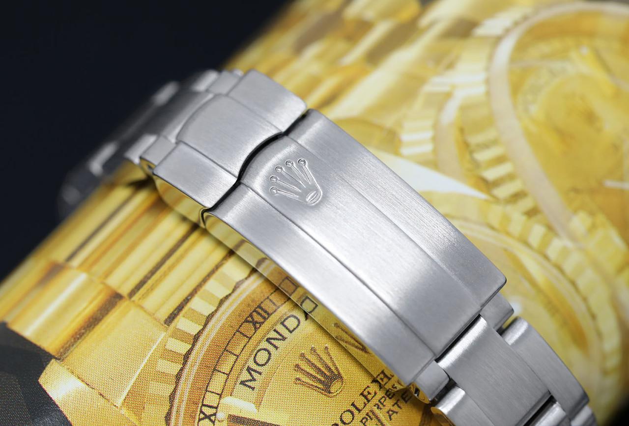 Rolex Montre Oyster Perpetual en acier inoxydable avec diamants, pour femmes  en vente 1