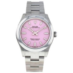 Rolex Oyster Perpetual 277200 Candy Pink Dial Automatic Lady Watch with B&P