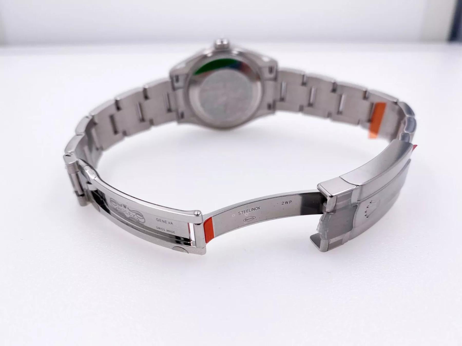 Rolex Oyster Perpetual 277200 Midsize 31mm Blue Dial Steel Box Paper Stickers For Sale 1