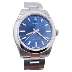 Rolex Oyster Perpetual 277200 Midsize 31mm Blue Dial Steel Box Paper Stickers