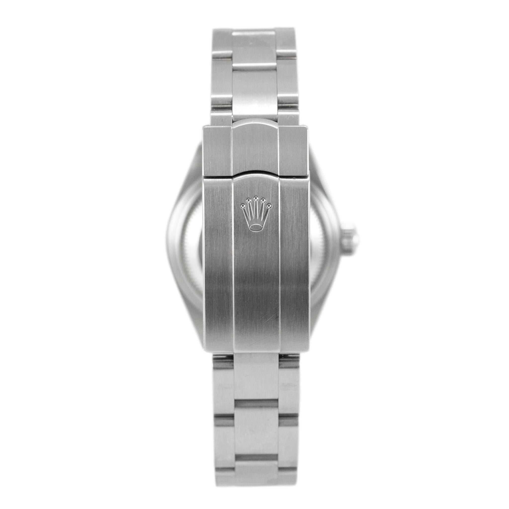 Rolex Oyster Perpetual 28MM 276200 Silber Zifferblatt Oyster Edelstahl-Uhr Damen