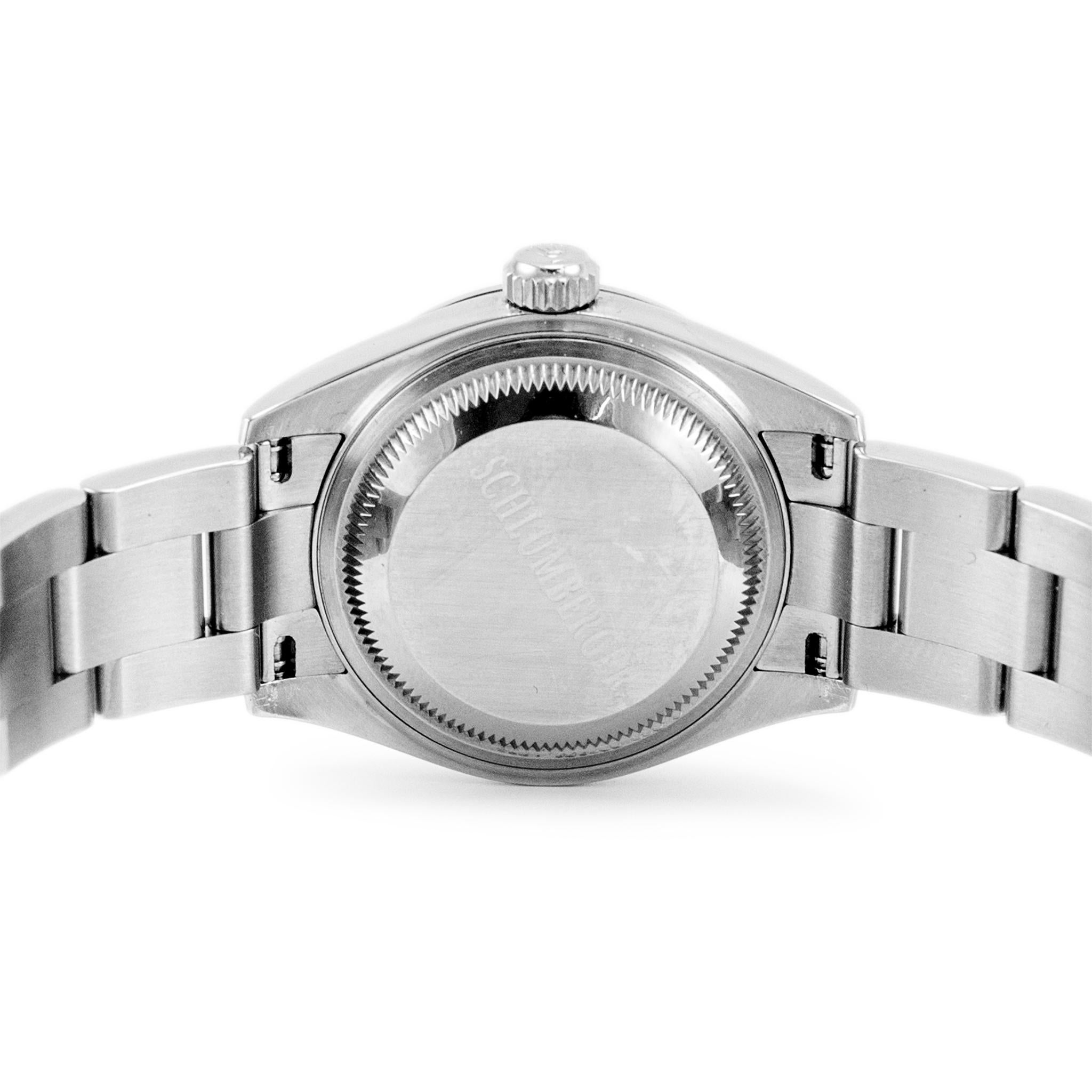 Rolex Oyster Perpetual 28MM 276200 Silber Zifferblatt Oyster Edelstahl-Uhr 1