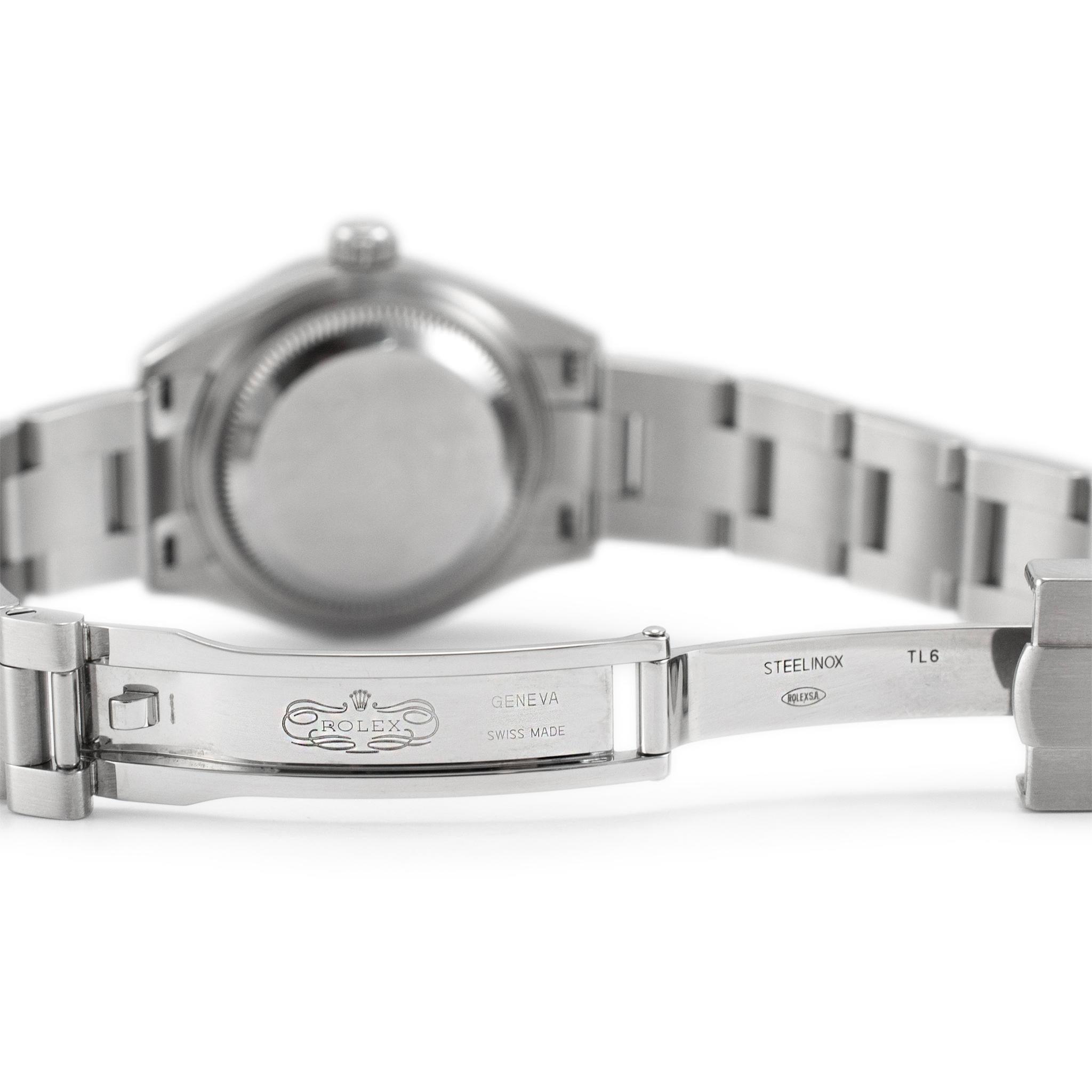 Rolex Oyster Perpetual 28MM 276200 Silber Zifferblatt Oyster Edelstahl-Uhr 2