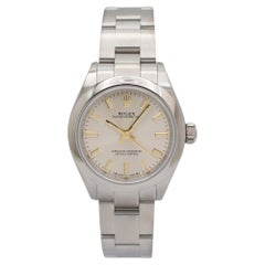 Used Rolex Oyster Perpetual 28MM 276200 Silver Dial Oyster Stainless Steel Watch