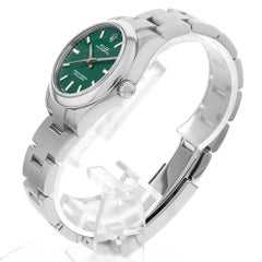 Rolex Oyster Perpetual 31 277200, Green Dial, White Bar, Random - Ladies' Watch