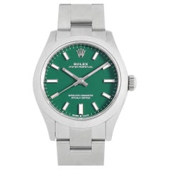 Rolex Oyster Perpetual 31 277200, Green Dial, White Bar, Random - Ladies' Watch