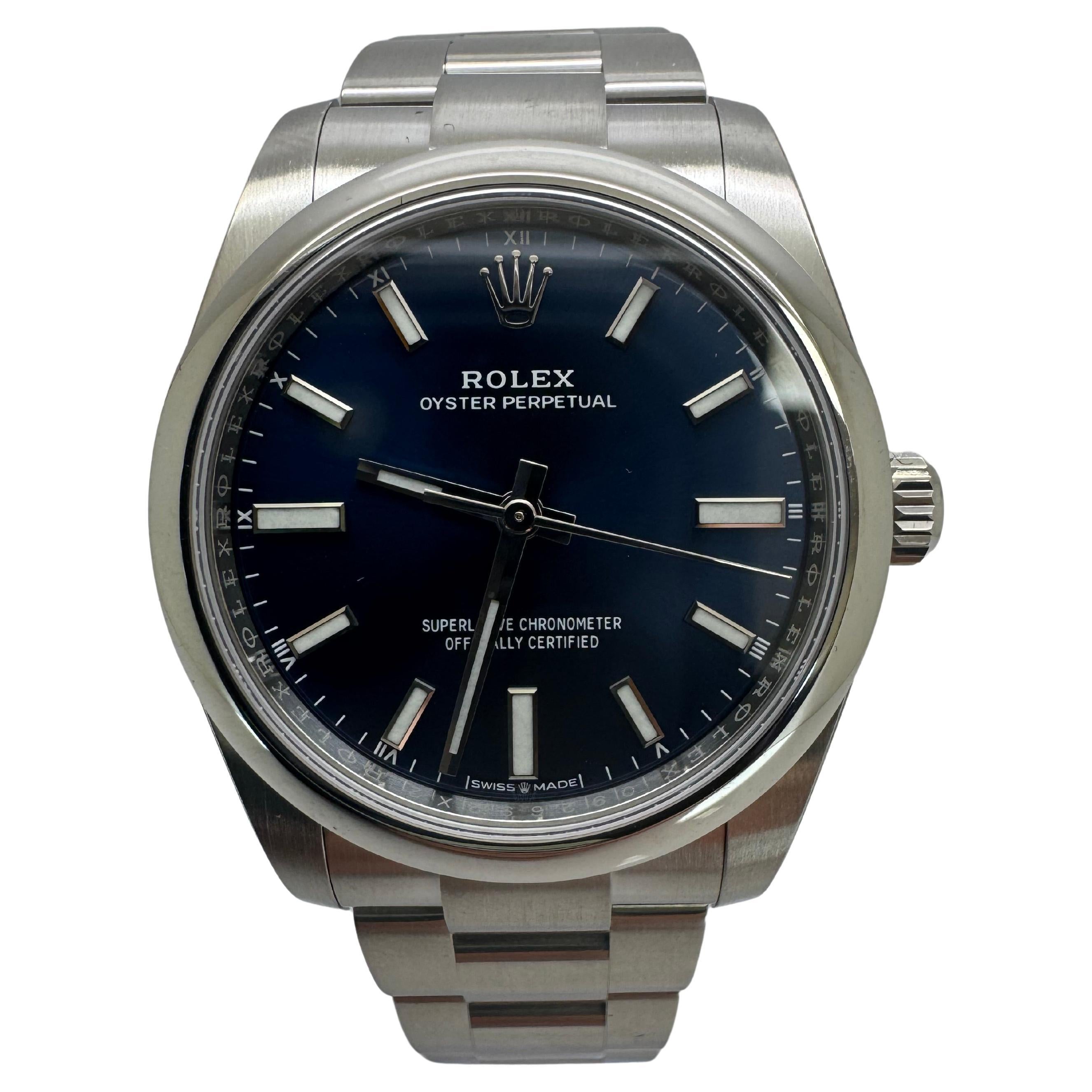 Orologio Rolex Oyster Perpetual 31 Quadrante Blu Donna 277200-0003