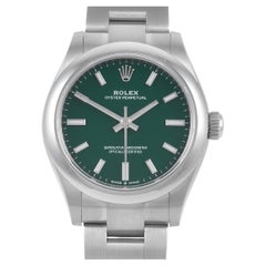 Rolex Oyster Perpetual 31 Green Dial Ladies Watch 277200