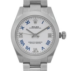 Rolex Oyster Perpetual 31 Midsize White Dial Steel Automatic Watch 177200