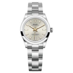 Rolex Oyster Perpetual 31 Silber Zifferblatt 277200 2022 Ungetragene Uhr Komplett
