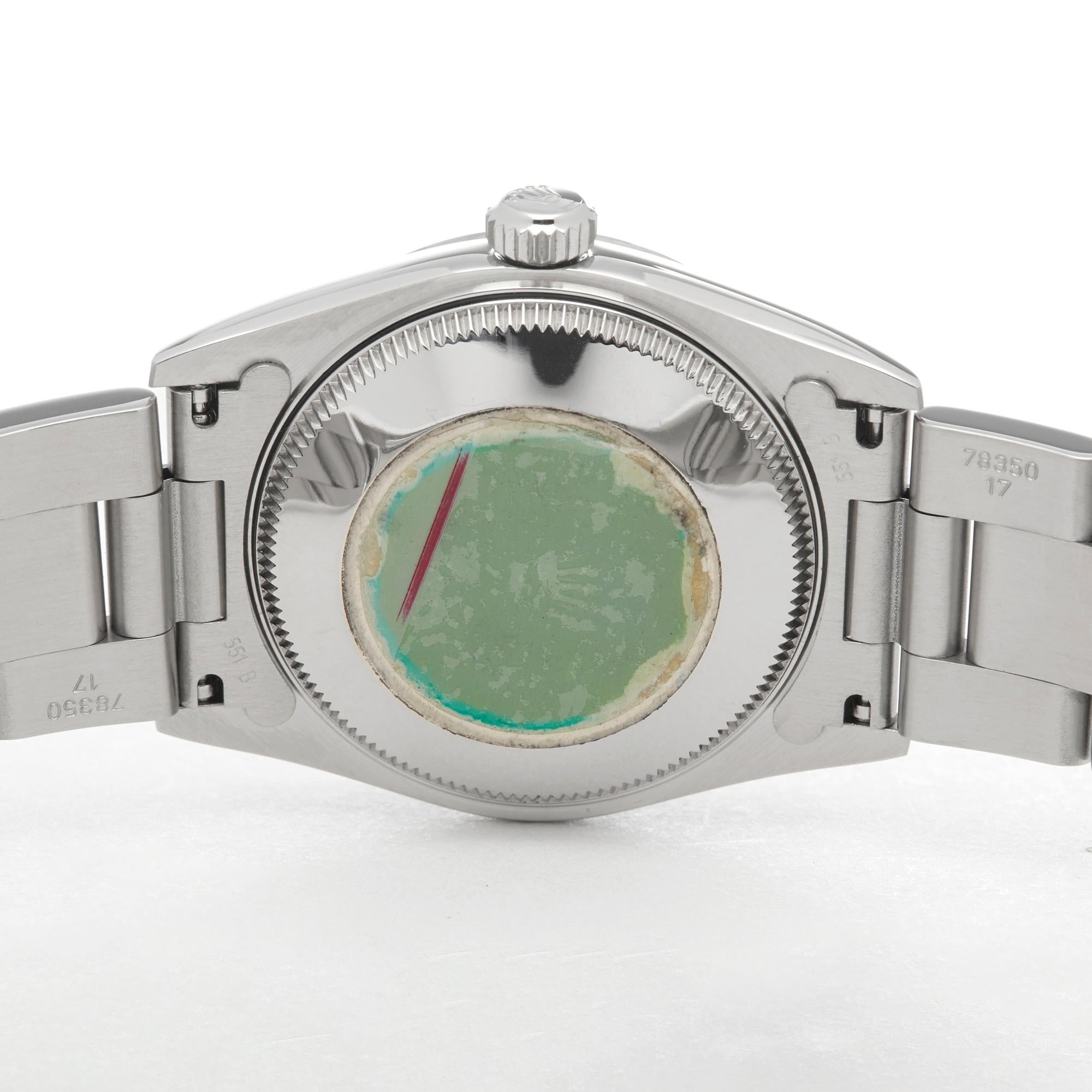 Rolex Oyster Perpetual 31 Stainless Steel 67480 In Excellent Condition In Bishops Stortford, Hertfordshire
