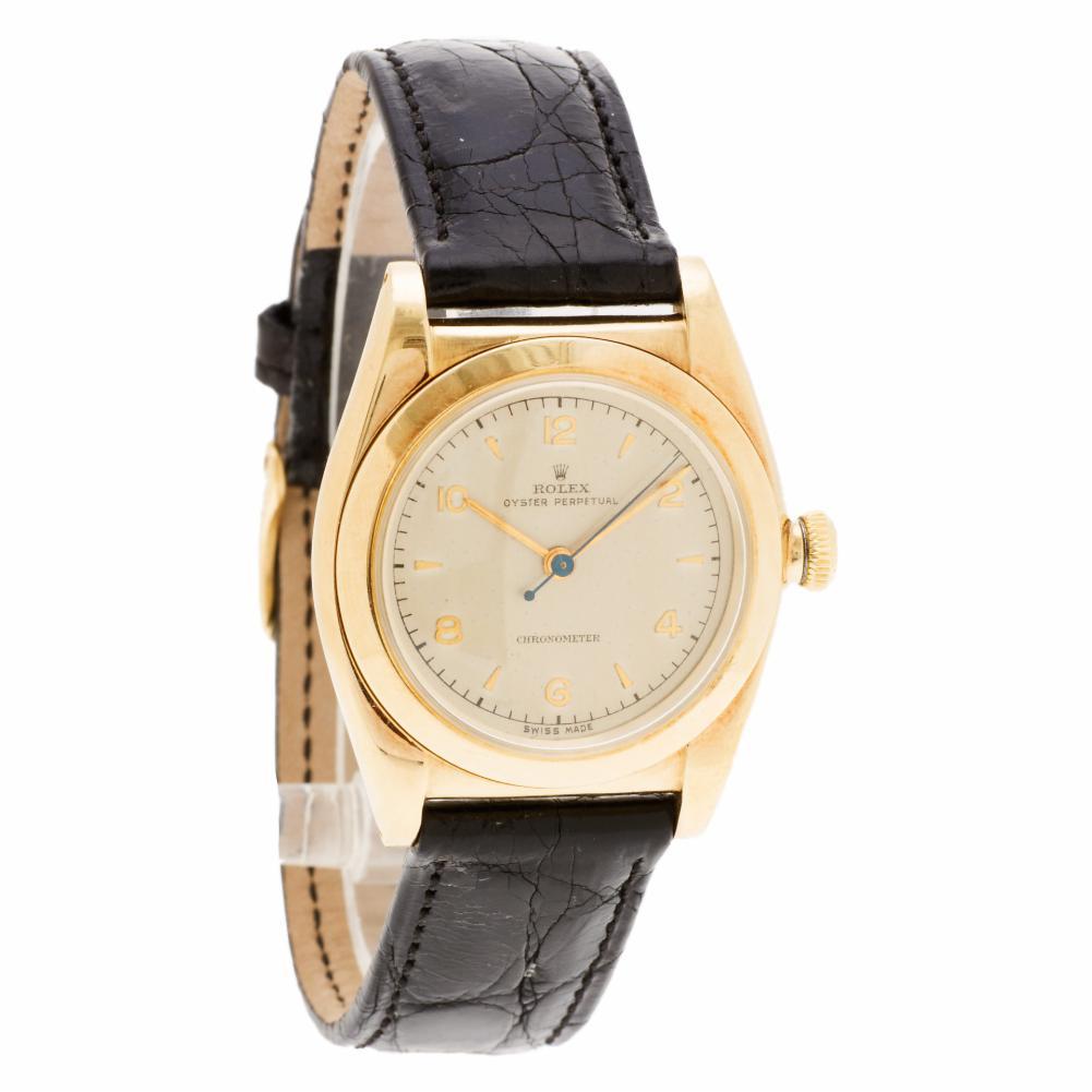 Men's Rolex Oyster Perpetual 3131, Beige Dial, Certified and Warranty