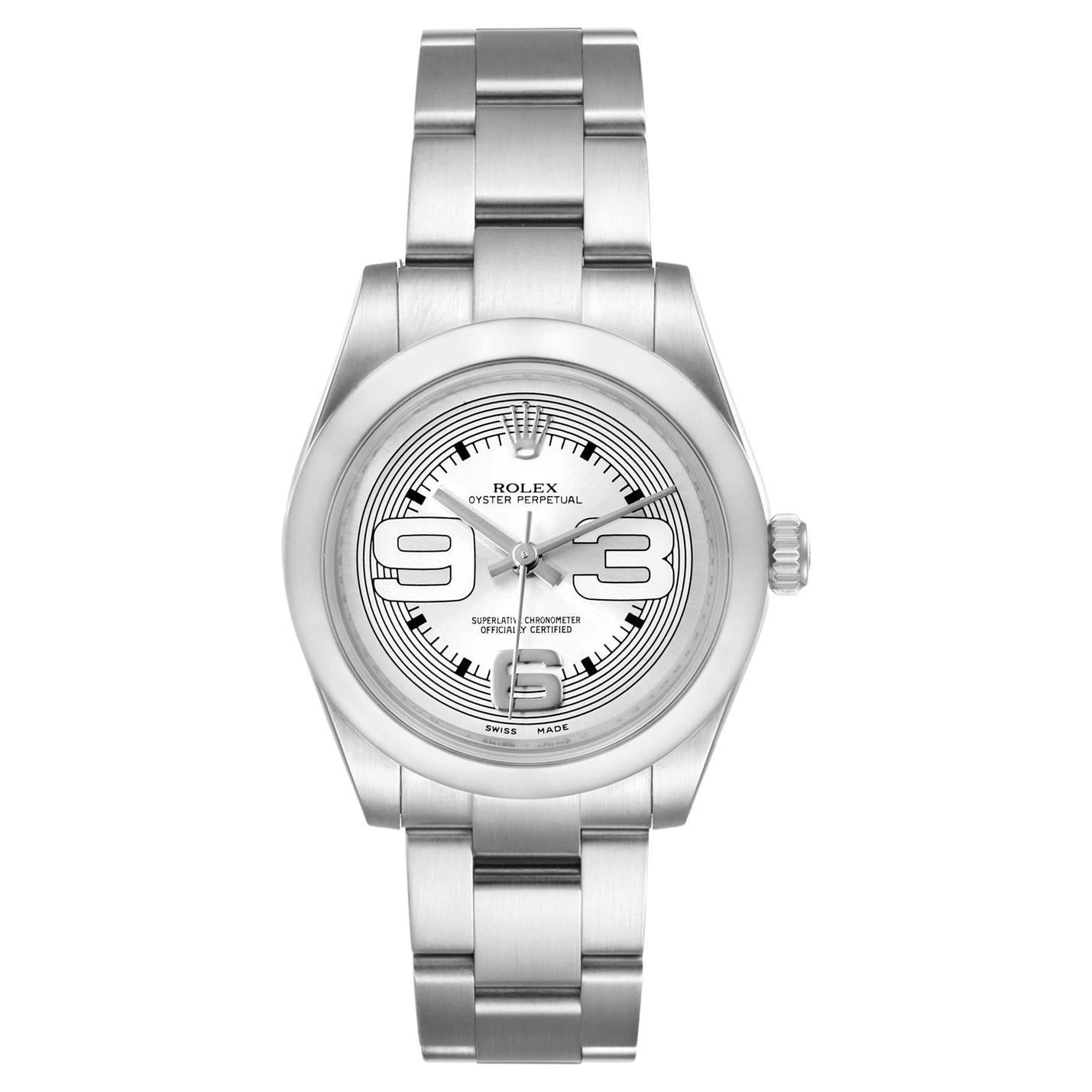 Rolex Oyster Perpetual 31mm Maxi Esfera Arabe Reloj Automatico Mujer 177200