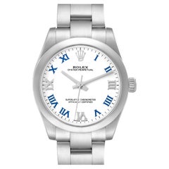 Rolex Oyster Perpetual 31mm Quadrante Bianco Midsize Orologio da Donna 177200 Scheda Scatola