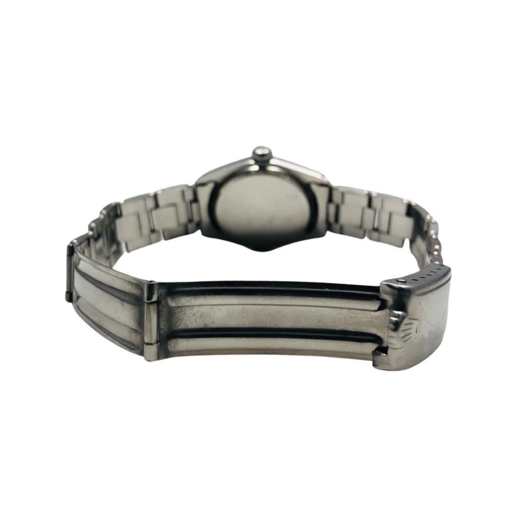 rolex deville swiss made stainless steel back