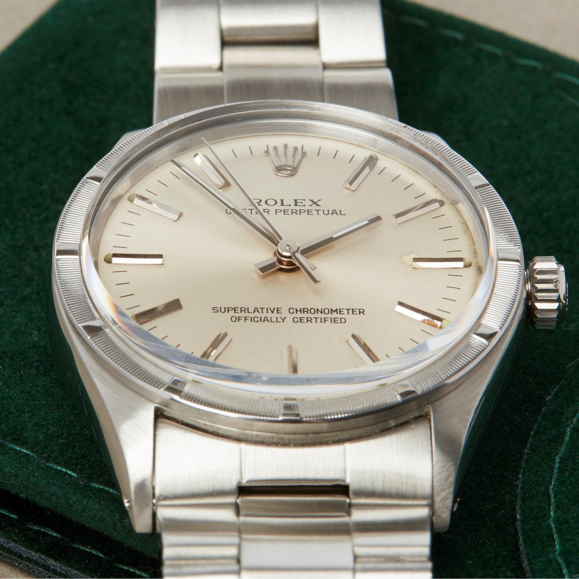 Rolex Oyster Perpetual 34 1007 Unisex Stainless Steel Watch 1