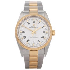 Rolex Oyster Perpetual 34 14233 Unisex Stainless Steel and Yellow Gold Watch