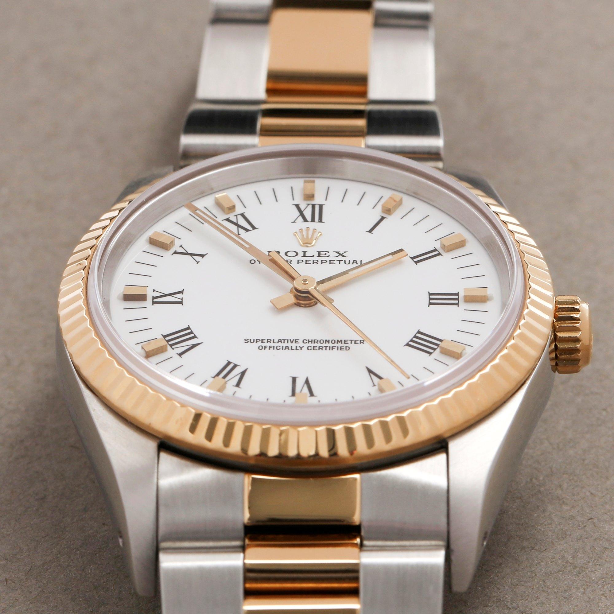 Rolex Oyster Perpetual 34 14233 Unisex Stainless Steel and Yellow Gold Watch 3