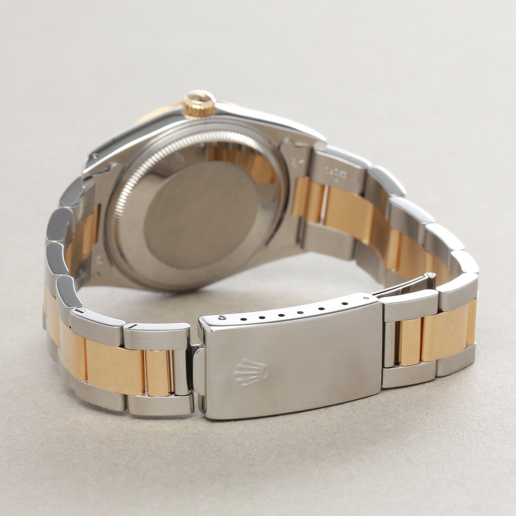 Rolex Oyster Perpetual 34 14233 Unisex Stainless Steel and Yellow Gold Watch 4