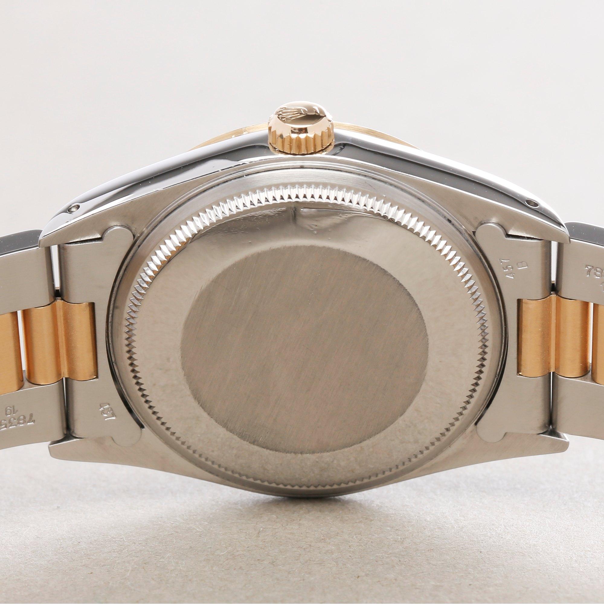 Rolex Oyster Perpetual 34 14233 Unisex Stainless Steel and Yellow Gold Watch 5