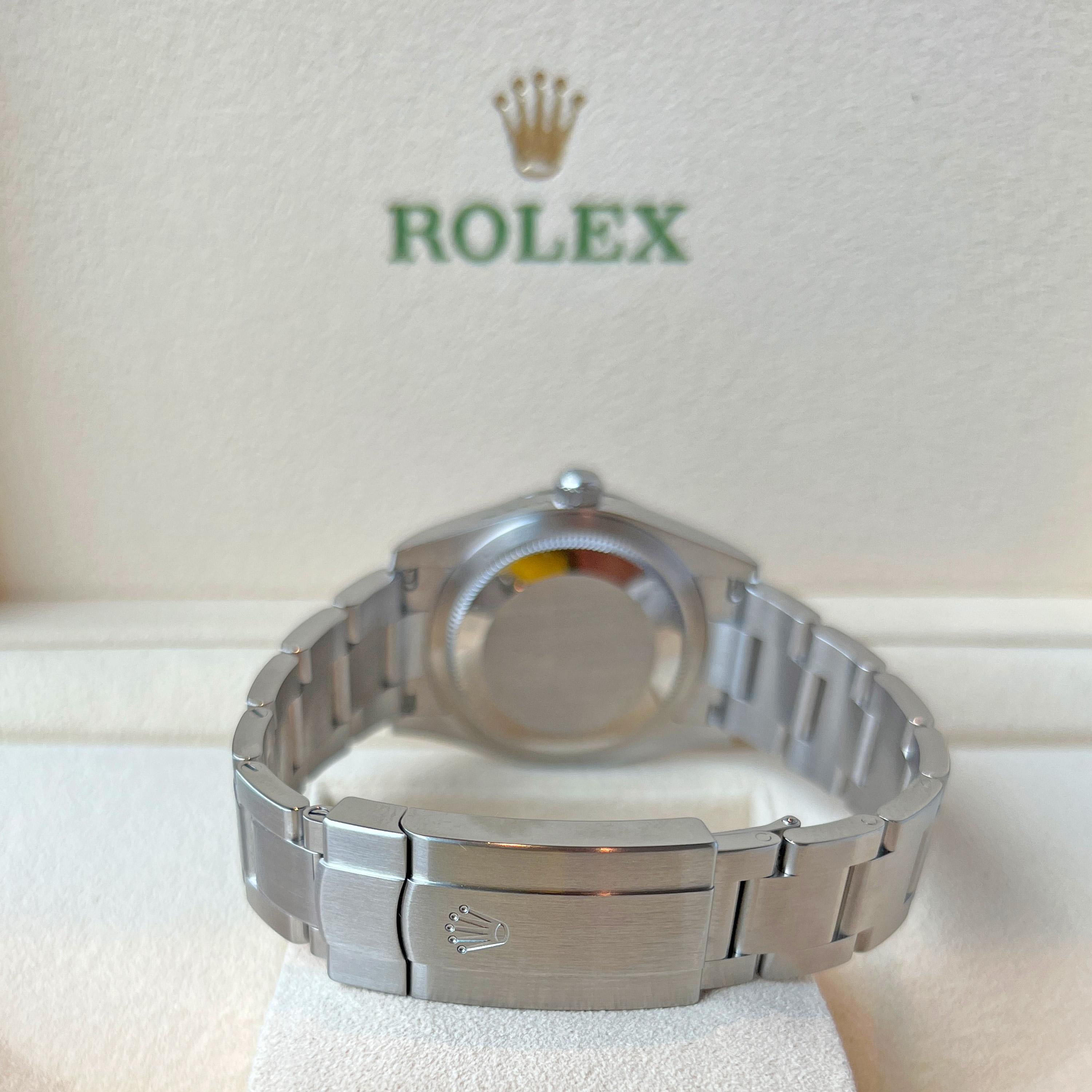 Rolex Oyster Perpetual 2022 Pink Dial 124200 Unworn  Watch Complete For Sale 4