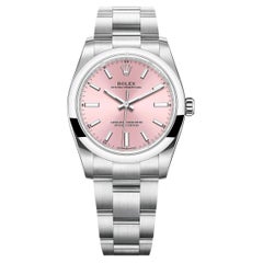 Rolex Montre Oyster Perpetual 2022 avec cadran rose 124200, non portée  Montre complète