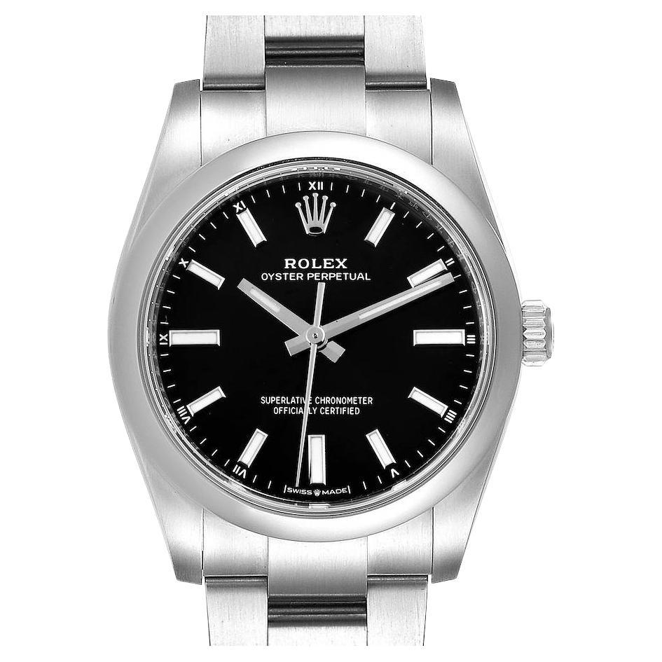 Rolex Daytona Black Dial Chronograph Steel Watch 116520 Unworn For Sale