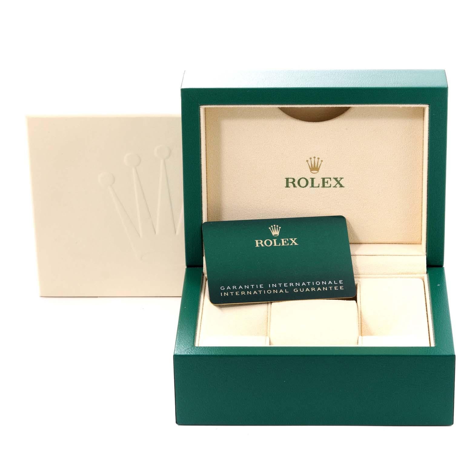 Rolex Oyster Perpetual 34mm Blue Dial Steel Mens Watch 124200 Box Card 8