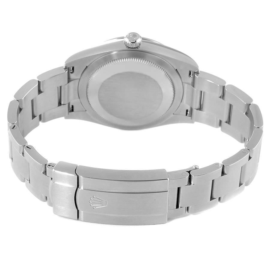 Rolex Oyster Perpetual Pink Dial Steel Mens Watch 124200 Unworn For Sale 2