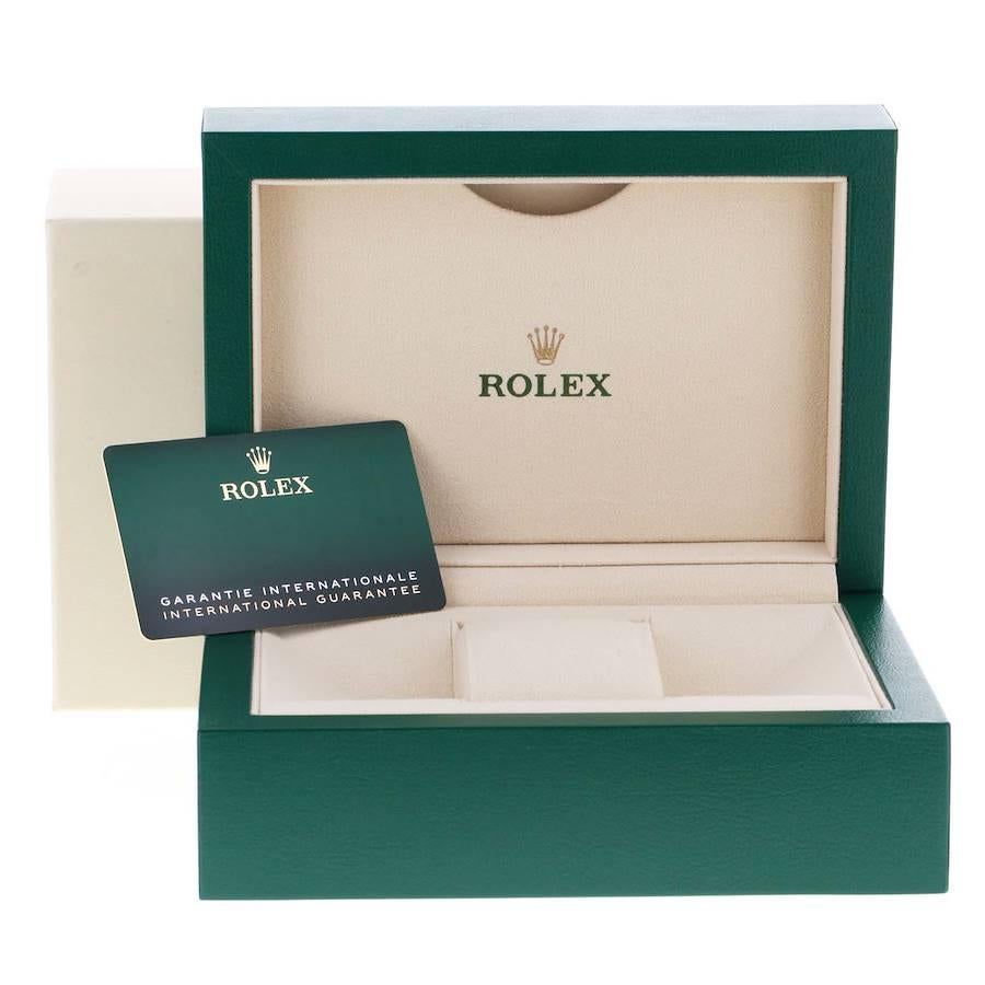 Rolex Oyster Perpetual Silver Dial Steel Mens Watch 124200 Box Card 7