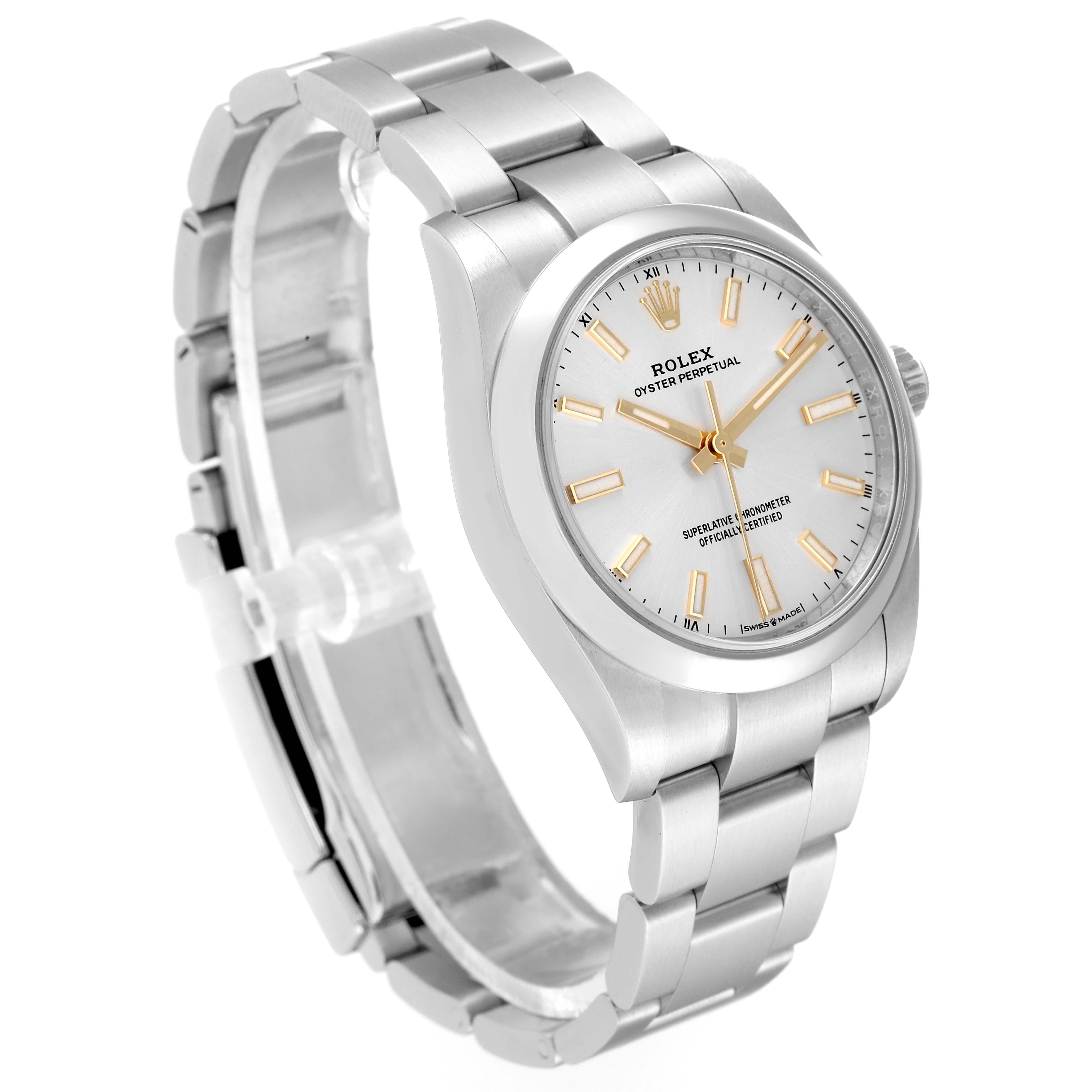 rolex oyster perpetual 34mm on wrist