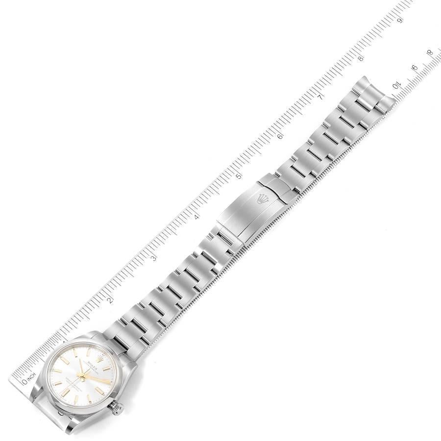 Rolex Oyster Perpetual Silver Dial Steel Mens Watch 124200 Unworn For Sale 6