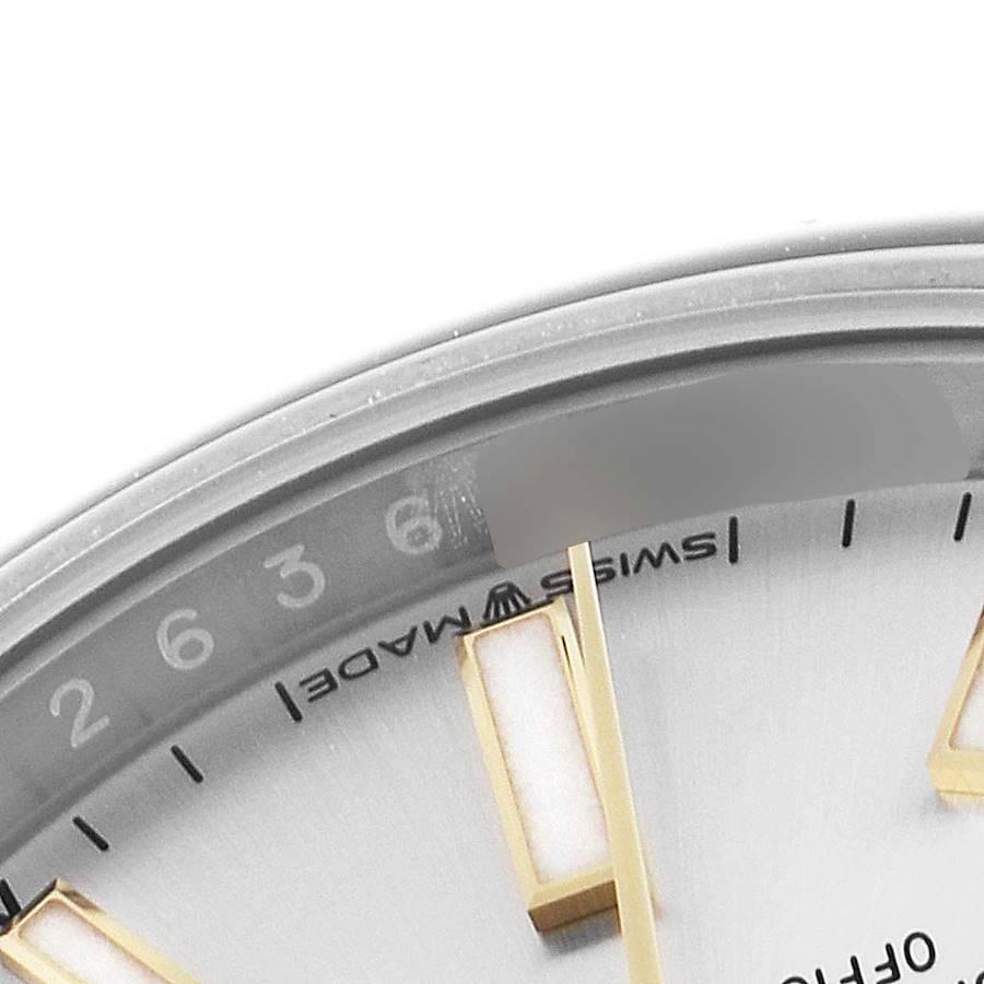 Rolex Oyster Perpetual Silver Dial Steel Mens Watch 124200 Unworn For Sale 2