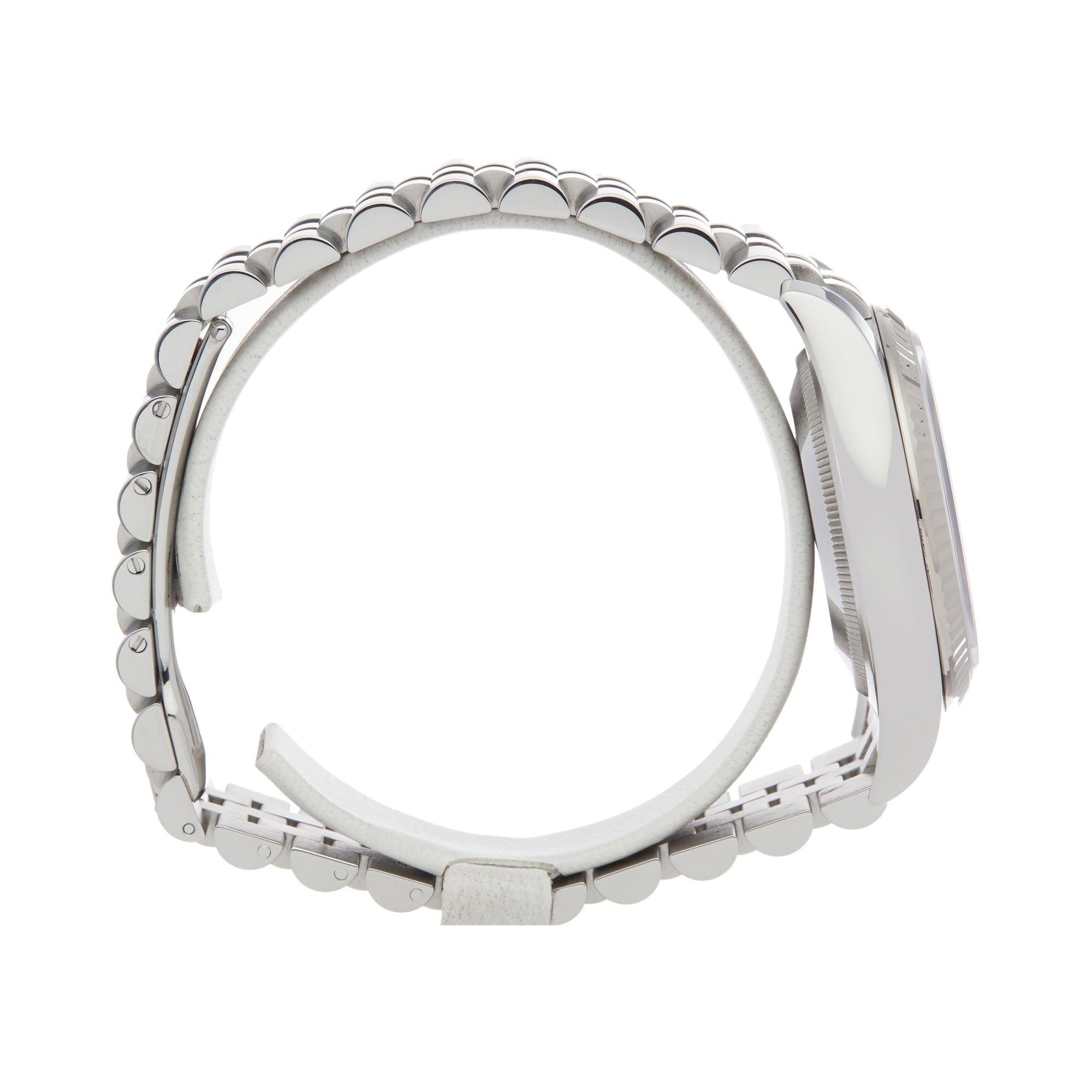 Women's or Men's Rolex Oyster Perpetual 36 116234 Men's Stainless Steel Diamond Watch