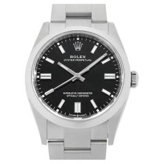 Used Rolex Oyster Perpetual 36 126000 Black Dial, Random No. - Pre-Owned Men's Watch