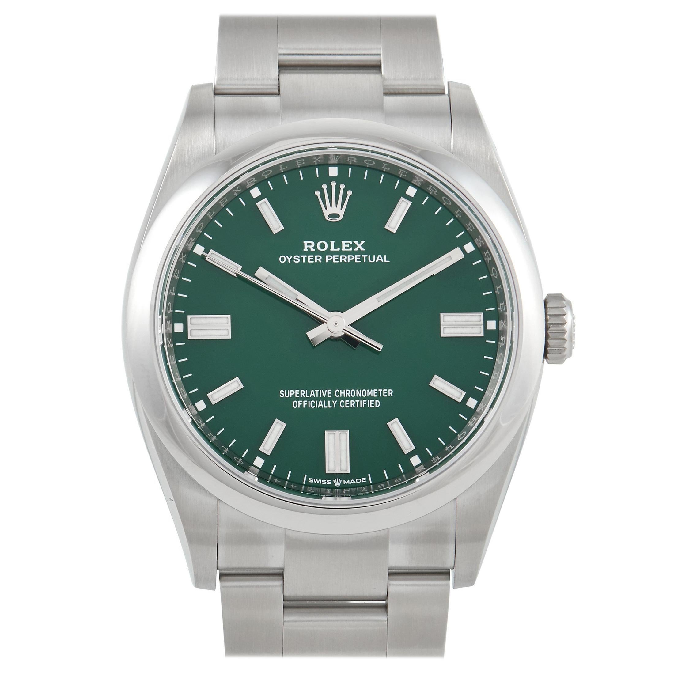 Rolex Oyster Perpetual 36 Automatic Green Dial Watch 126000GNSO
