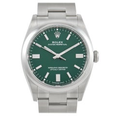 Rolex Montre Oyster Perpetual 36 avec cadran automatique vert 126000GNSO