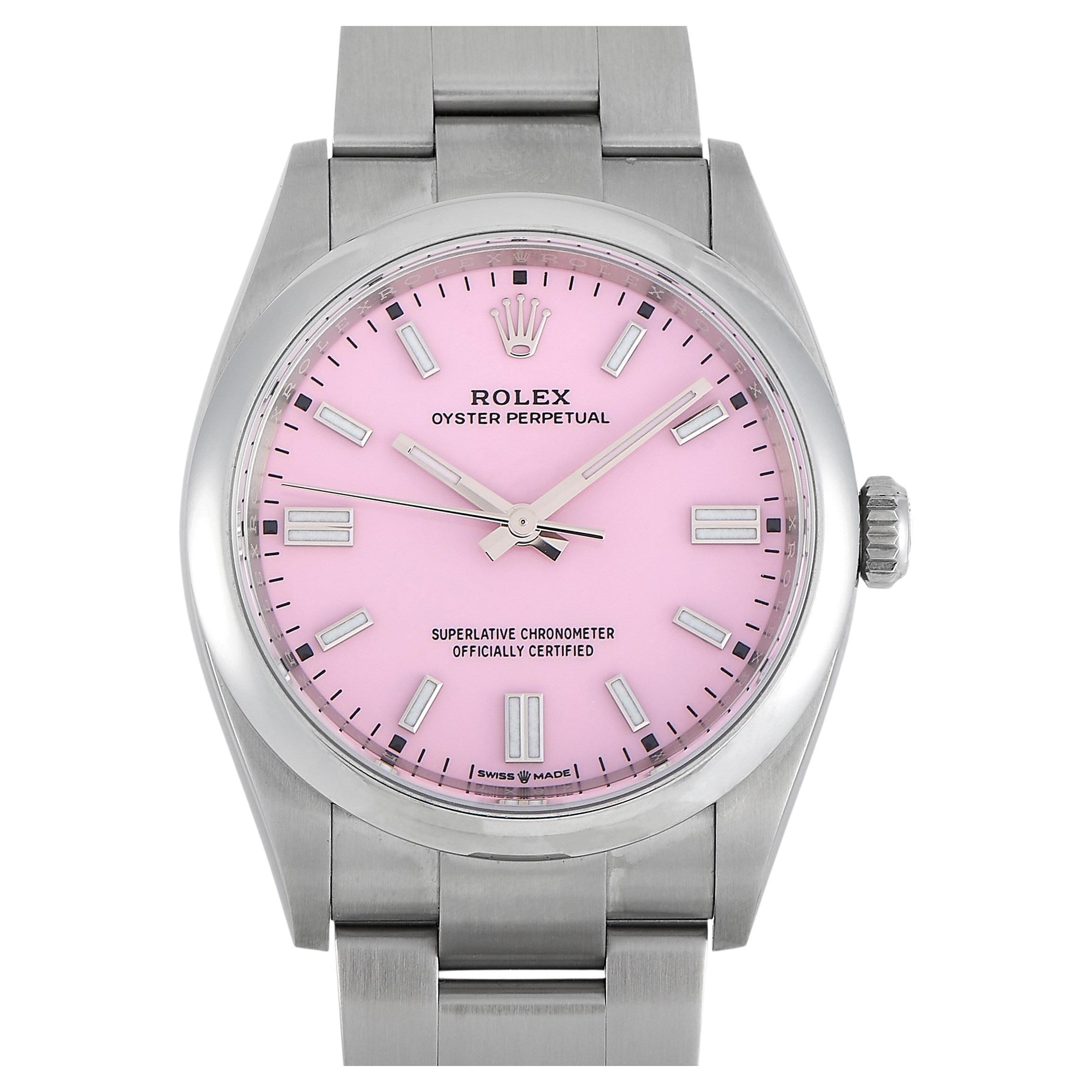 Rolex Oyster Perpetual 36 Candy Pink Watch 126000 at 1stDibs | rolex candy  pink 36, rolex 126000 pink, rolex 12600 pink