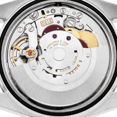Rolex Oyster Perpetual 36 Pink Baton Black Dial Steel Mens Watch 116000