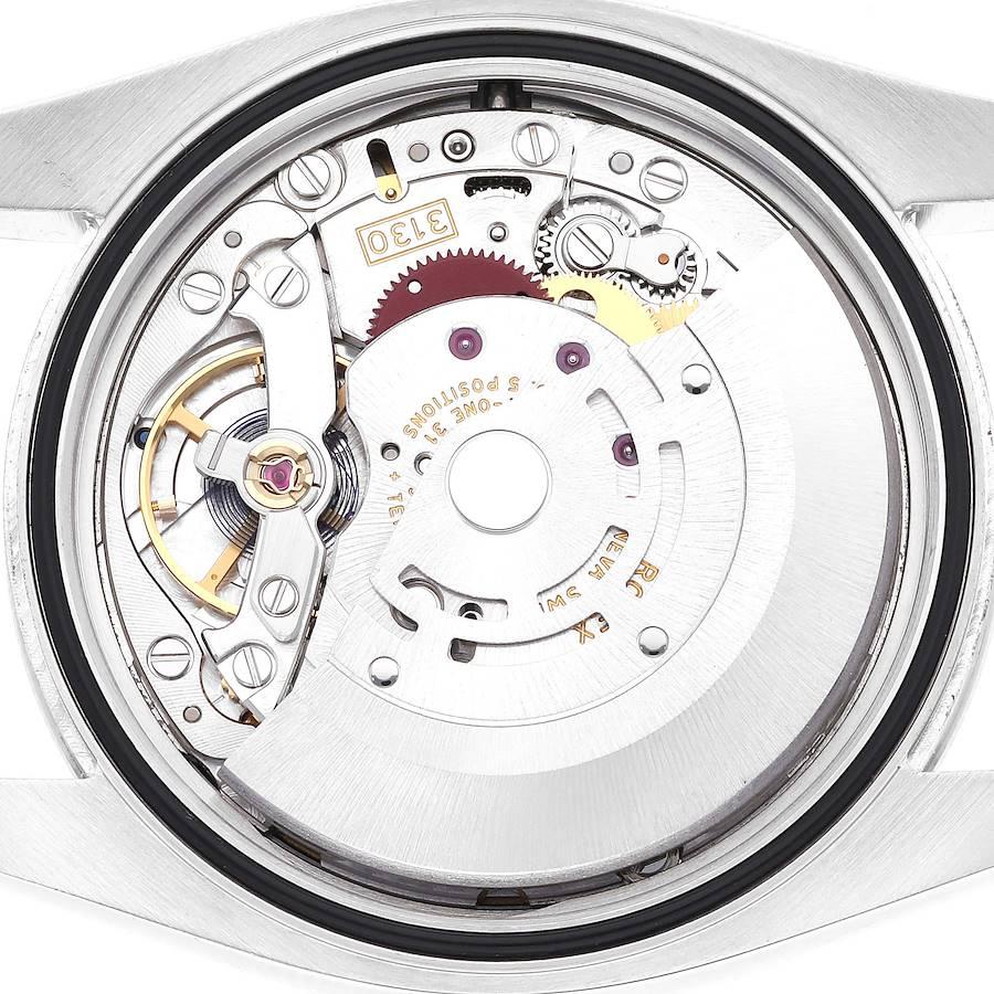 Rolex Oyster Perpetual 36 Pink Baton Black Dial Steel Watch 116000 2
